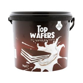 Napolitane cu cremă de lapte Top Wafers - 1kg