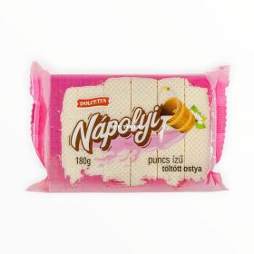 Napolitane cu cremă de punch Dolcetta - 180gr
