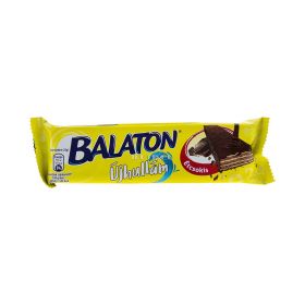Napolitane cu glazură de ciocolată amăruie Balaton Újhullám - 33gr