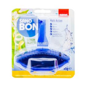 Odorizant WC Sano-Bon Blue Lemon 5în1 Multi Action - 55gr