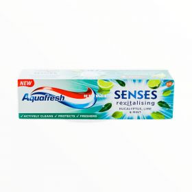 Pastă de dinți Aquafresh Senses Revitalising Eucalypt & Lime & Mentă