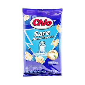 Popcorn pentru microunde Chio cu sare - 80gr