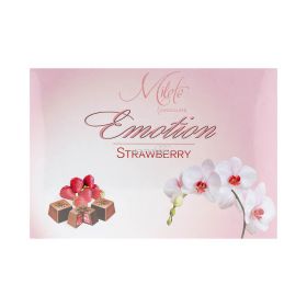 Praline de ciocolată cu cremă căpșuni Milete Emotion - 136gr