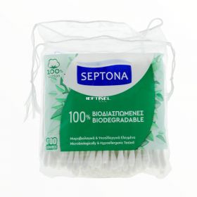 Rezervă bețișoare ORL biodegradabile 100% Septona - 100buc