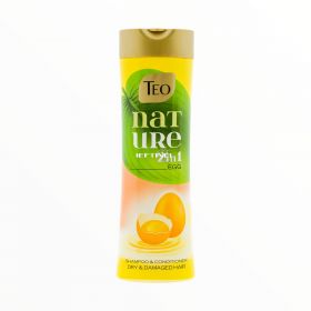Șampon cu ou pentru păr Teo Natural Egg 2în1 - 350ml
