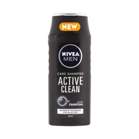 Șampon de păr pentru bărbați Nivea Active Clean - 250ml