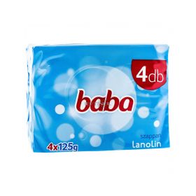 Săpun de toaletă Baba cu lanolină - 4x125gr