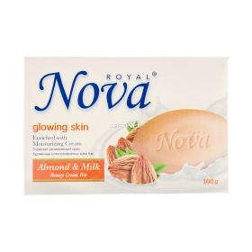 Săpun solid Royal Nova Glowing Skin Migdale și lapte - 100gr