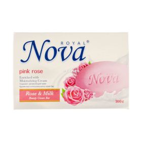 Săpun solid Royal Nova Pink Rose Trandafir și lapte - 100gr