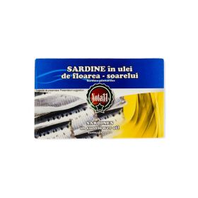 Sardine în ulei de floarea soarelui Nota11 - 125gr