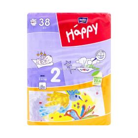 Scutece copii Happy Mini 2 (3-6 kg) - 38buc