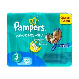Scutece copii Pampers Active Baby dry 3 (4-9Kg) - 90buc