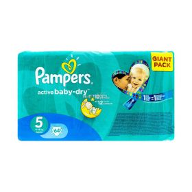 Scutece copii Pampers Active Baby dry 5 (11-18Kg) - 64buc