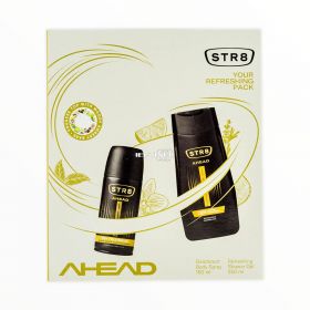 Set cadou pentru bărbați STR8 Ahead (Deodorant + Gel de duș) - 1set