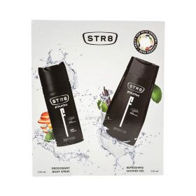 Set cadou pentru bărbați STR8 Faith: Gel de duș și Deodorant spray