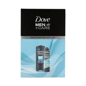 Set cadou pt bărbați Dove Clean Comfort: Gel de duș Deodorant spray