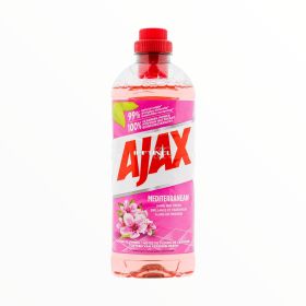 Soluție de curățat pt. pardoseală Ajax Mediterranean Pink Flowers - 1L
