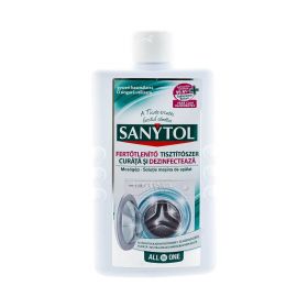 Soluție de curățat și dezinfectant pt. mașina de spălat Sanytol 250ml