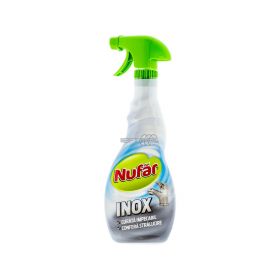 Soluție spray pentru curățat suprafețe din inox Nufăr - 500ml