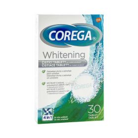 Tablete pentru curățarea protezei dentare Corega Whitening - 30buc