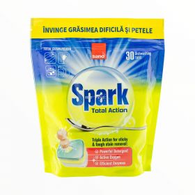 Tablete pentru mașina de spălat vase Sano Spark Total Action - 30buc
