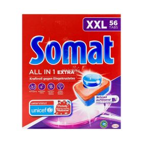 Tablete pentru mașina de spălat vase Somat All in 1 - 56buc